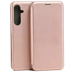   Beline Book Magnetic mágneses könyvtok Samsung Galaxy A55 rózsaarany színű