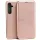 Beline Book Magnetic mágneses könyvtok Samsung Galaxy A55 rózsaarany színű