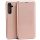 Beline Book Magnetic mágneses könyvtok Samsung Galaxy A55 rózsaarany színű