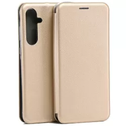   Beline Book Magnetic mágneses könyvtok Samsung Galaxy A55 arany színű