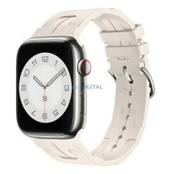   Beline Silicone Ultra szíj Apple Watch 42/44/45/49mm - bézs