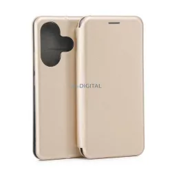   Beline Book Magnetic könyvtok Xiaomi Poco F6 - arany színű
