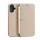 Beline Book Magnetic könyvtok iPhone 16 Plus - arany színű