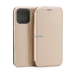   Beline Book Magnetic könyvtok iPhone 16 Pro Max - arany színű