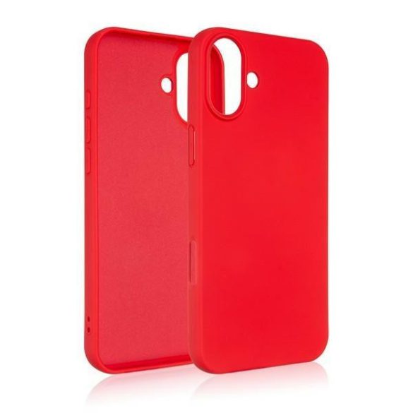 Beline Silicone tok iPhone 16 - piros