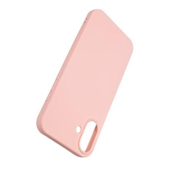 Beline Silicone tok iPhone 16 - rózsaarany színű