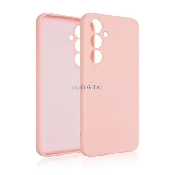 Beline Silicone tok Samsung Galaxy S24 FE - rózsaarany színű
