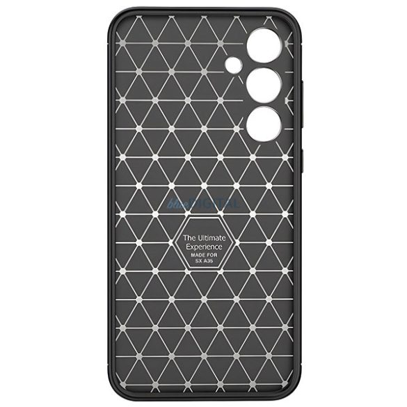 Beline Carbon Armor tok Samsung Galaxy A35 5G - fekete