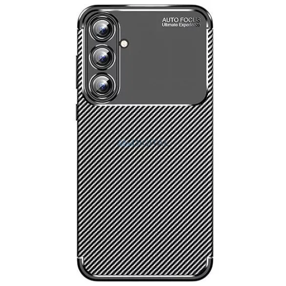 Beline Carbon Armor tok Samsung Galaxy A55 5G - fekete