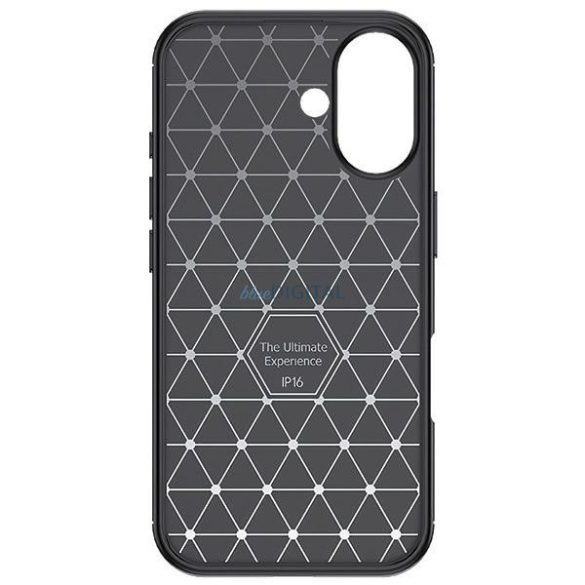 Beline Carbon Armor tok iPhone 16 - fekete