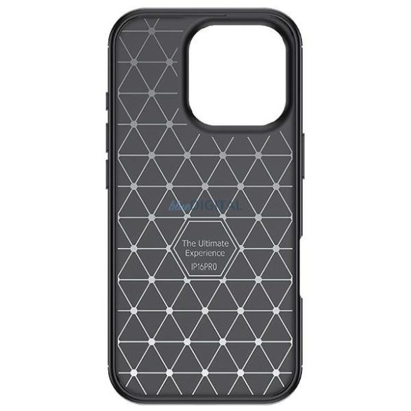 Beline Carbon Armor tok iPhone 16 Pro - fekete