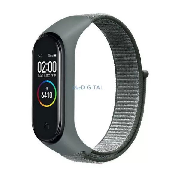 Beline NylonLoop csereszíj Xiaomi Mi Band 7/6/5/4/3 - szürke