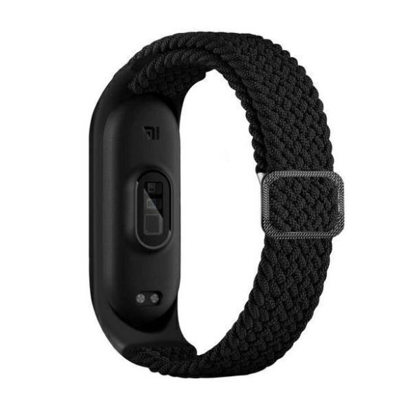 Beline Nylon csereszíj Xiaomi Mi Band 8 - fekete