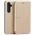 Beline Book Magnetic könyvtok Samsung Galaxy S25 - arany színű