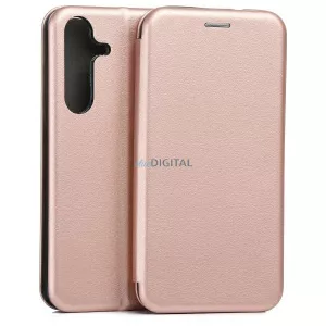 Beline Book Magnetic könyvtok Samsung Galaxy S25 Plus - rózsaarany színű