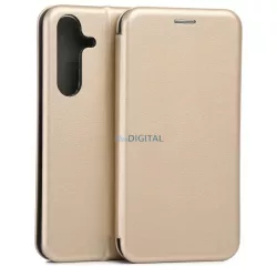   Beline Book Magnetic könyvtok Samsung Galaxy S25 Plus - arany színű