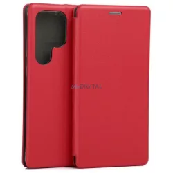   Beline Book Magnetic könyvtok Samsung Galaxy S25 Ultra - piros