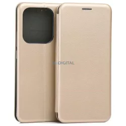   Beline Book Magnetic könyvtok Xiaomi Redmi Note 14 5G - arany színű