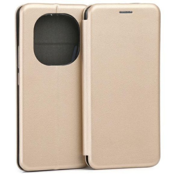 Beline Book Magnetic könyvtok Xiaomi Redmi Note 14 Pro Plus - arany színű