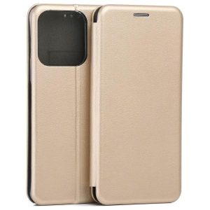 Beline Book Magnetic könyvtok Honor X5b Plus - arany színű