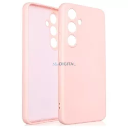 Beline Silicone tok Samsung Galaxy S25 - rózsaarany színű