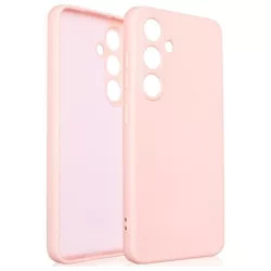   Beline Silicone tok Samsung Galaxy S25 Plus - rózsaarany színű
