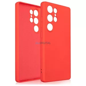 Beline Silicone tok Samsung Galaxy S25 Ultra - piros
