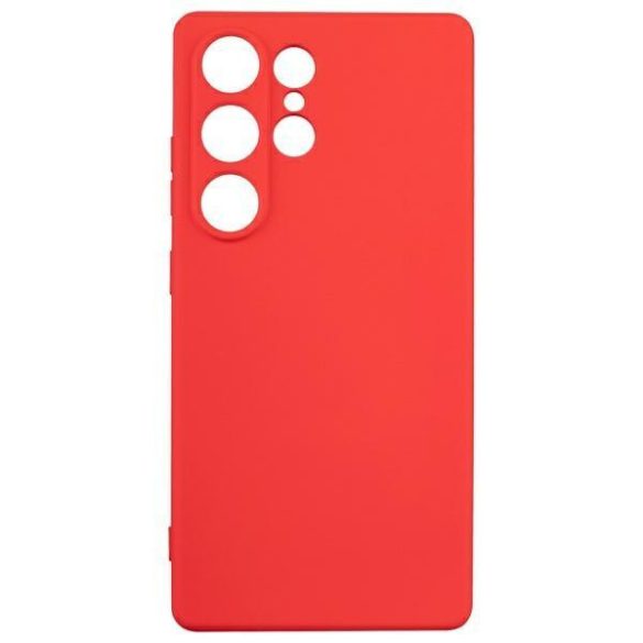 Beline Silicone tok Samsung Galaxy S25 Ultra - piros