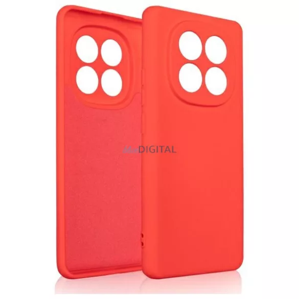 Beline Silicone tok Xiaomi Redmi Note 14 Pro Plus - piros