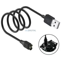 Beline USB-A kábel Garmin órák töltéséhez 1m - fekete