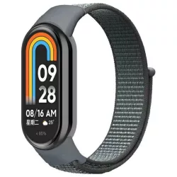 Beline NylonLoop szíj Xiaomi Mi Band 9/8 - szürke