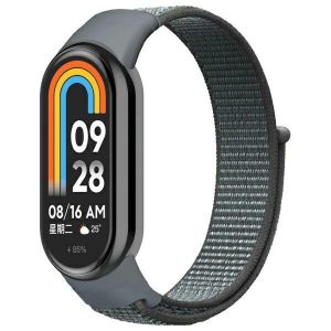 Beline NylonLoop szíj Xiaomi Mi Band 9/8 - szürke
