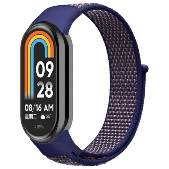 Beline NylonLoop szíj Xiaomi Mi Band 9/8 - tengerészkék