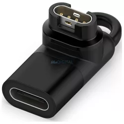 Adapter USB-C MajesticLine for Charging Garmin Watches black