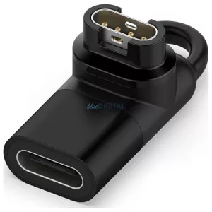 Adapter USB-C MajesticLine for Charging Garmin Watches black