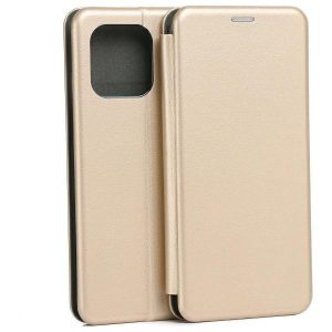 Beline Book Magnetic könyvtok Motorola Moto G15 - arany színű