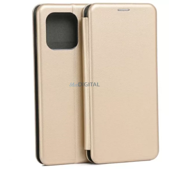 Beline Book Magnetic könyvtok Motorola Moto G15 - arany színű