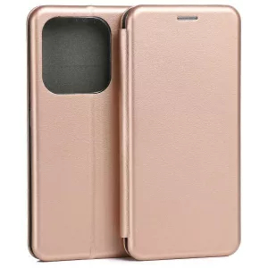 Beline Book Magnetic könyvtok Xiaomi Redmi Note 14 5G - rózsaarany színű