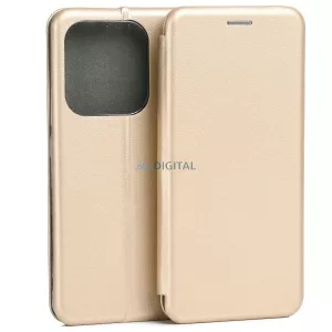 Beline Book Magnetic könyvtok Xiaomi Redmi Note 14 5G - arany színű