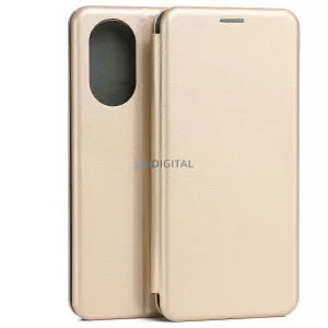 Beline Book Magnetic könyvtok Realme 12 4G - arany színű