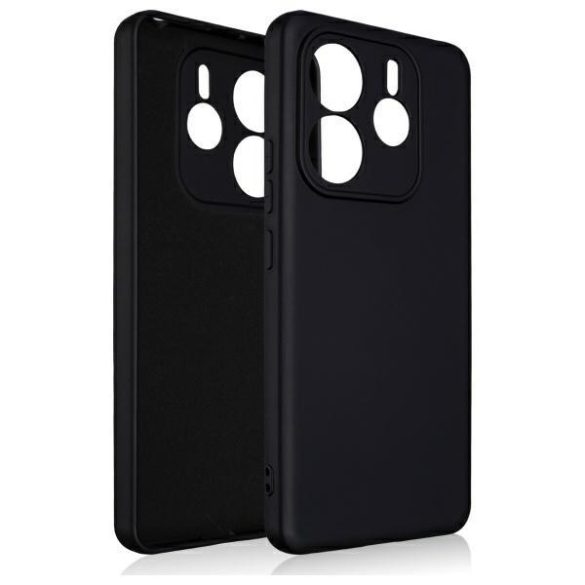 Beline Silicone tok Xiaomi Redmi Note 14 5G - fekete