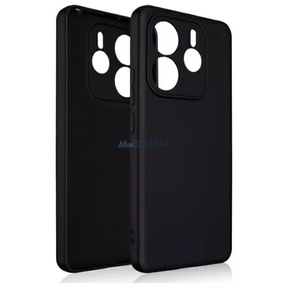 Beline Silicone tok Xiaomi Redmi Note 14 5G - fekete