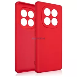 Beline Silicone tok Xiaomi Redmi Note 14 Pro 5G - piros
