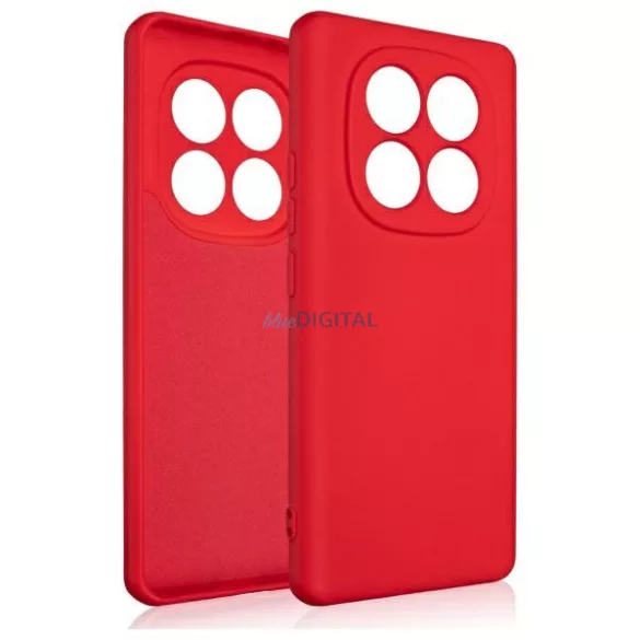 Beline Silicone tok Xiaomi Redmi Note 14 Pro 5G - piros