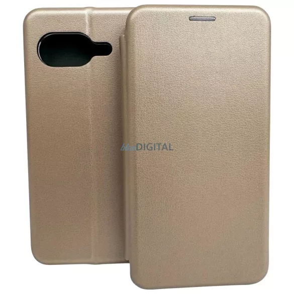 Beline Magnetic könyvtok Google Pixel 9a - arany színű