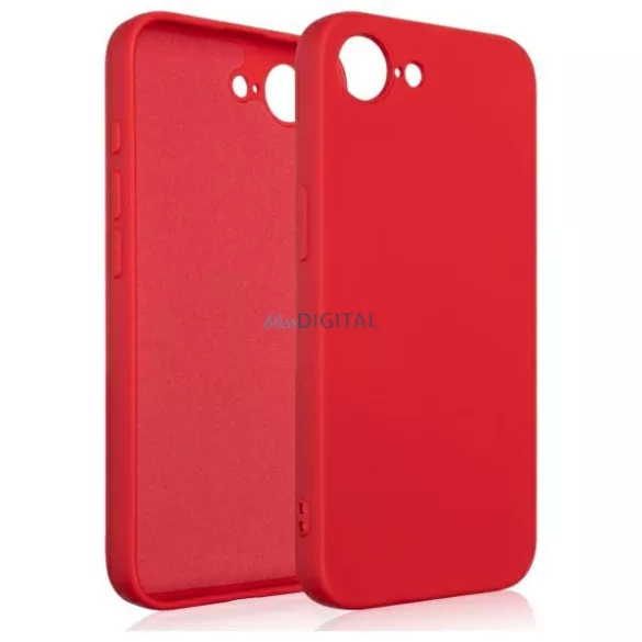 Beline Silicone tok iPhone 16e - piros