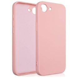 Beline Silicone tok iPhone 16e - rózsaarany színű