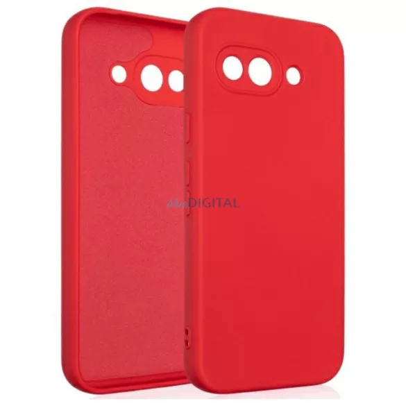 Beline Silicone tok Google Pixel 9a - piros