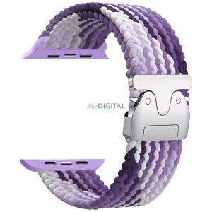 Beline Woven Nylon Parachute Strap szíj Apple Watch 38/40/41mm-es lila