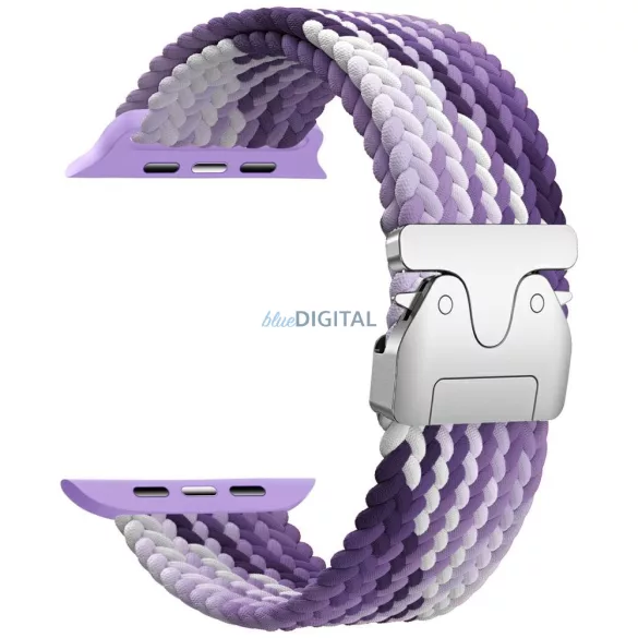 Beline Woven Nylon Parachute Strap szíj Apple Watch 38/40/41mm-es lila